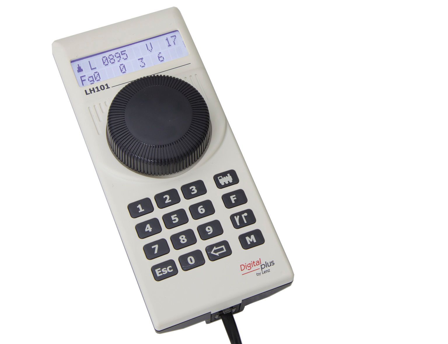 Lenz 21101 - Handregler LH101 mit Tasten und Drehknopf