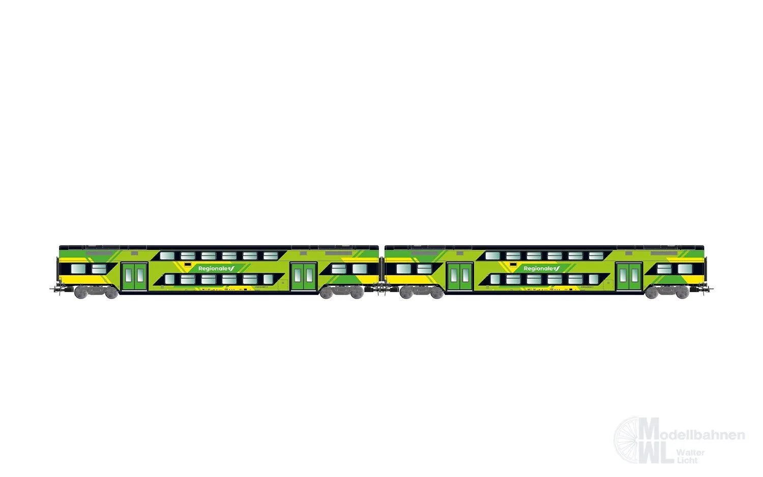 Lima 5060 - Doppelstockwagen Set FS Treniatlia Ep.VI 2.tlg. H0/GL