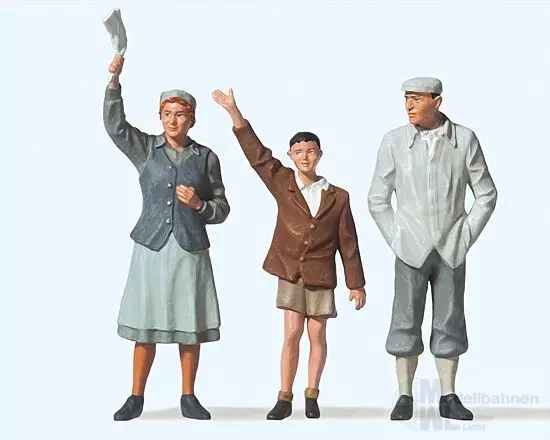 Preiser 45084 - Winkende am Bahnsteig Spur G