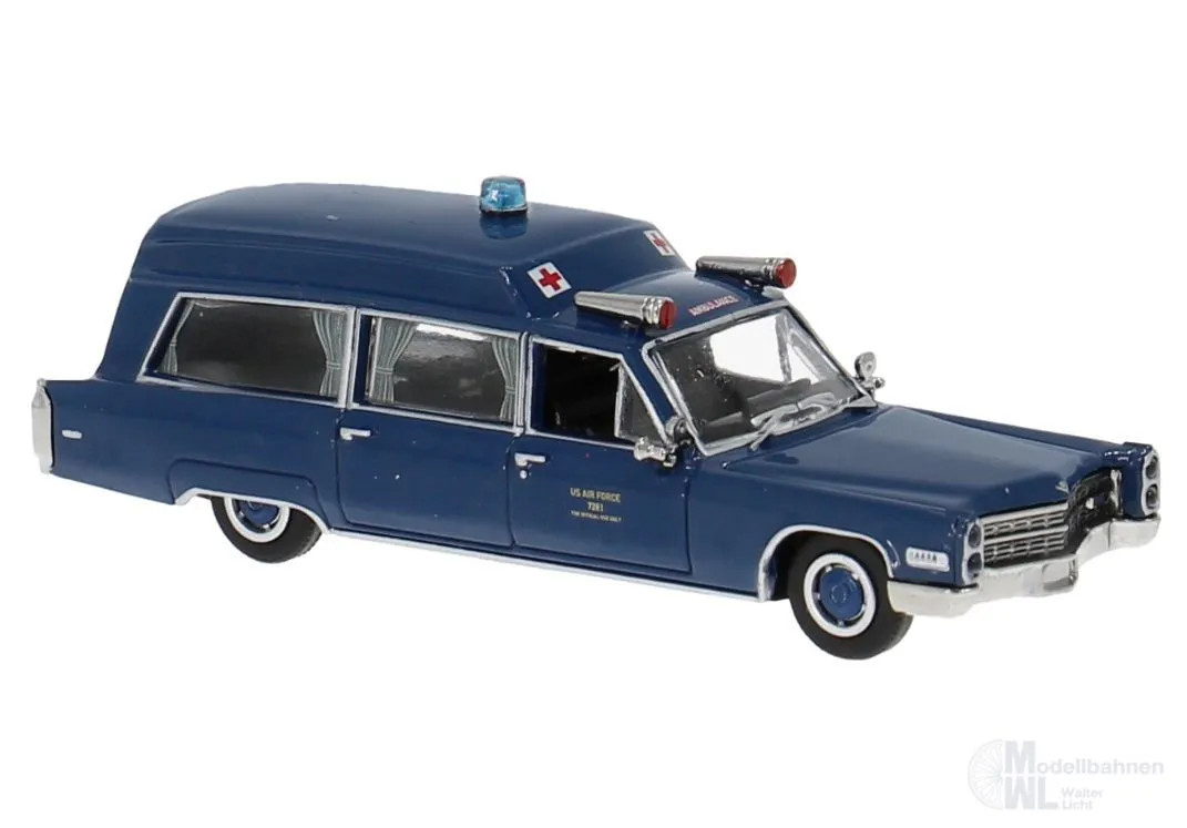 Brekina 19788 - Cadillac Meteor Ambulance der US Air Force H0 1:87