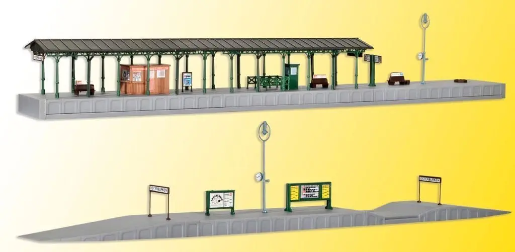 Kibri 37759 - Bahnsteig Osterburken N 1:160