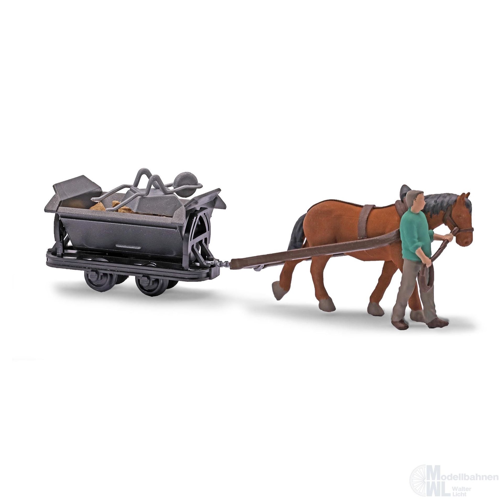 Busch 12456 - A-Set: Pferdebahn H0 1:87