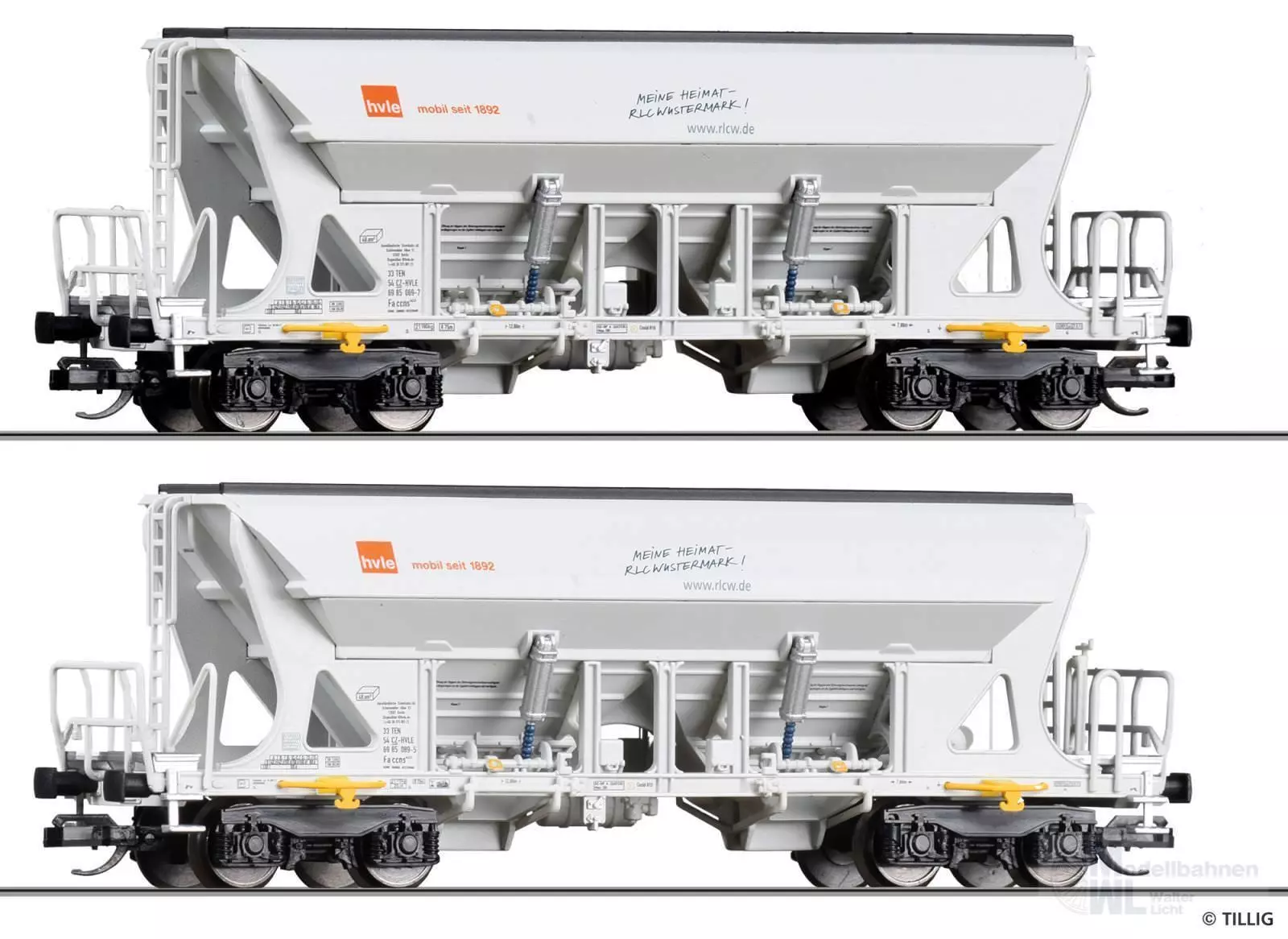 Tillig 01039 - Selbstentladewagen Set HVLE Ep.VI 2.tlg. TT 1:120