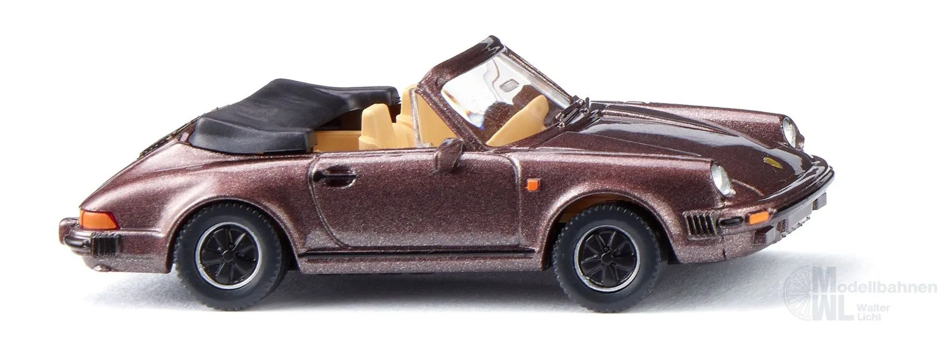 Wiking 016204 - Porsche 911 SC Cabrio - rauchquarz-metallic H0 1:87