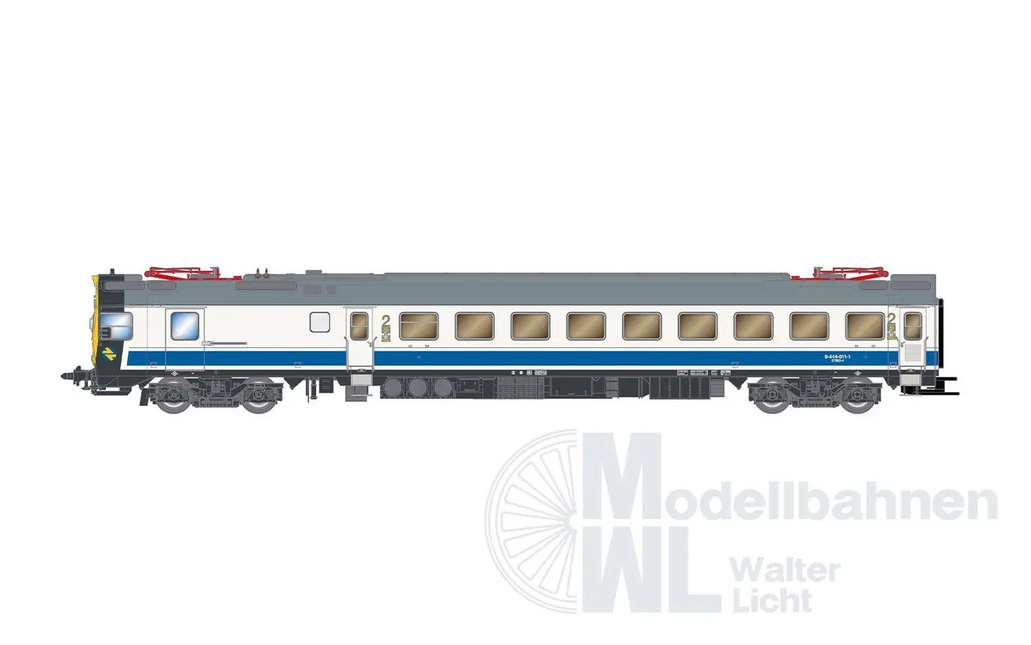 Electrotren 2022 - Triebzug Reihe 444-011 RENFE Ep.V blau/weiss H0/GL