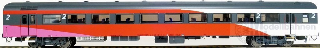 Exact Train 11190 - Personenwagen NS Ep.VI 2.Kl./Endwagen Fyra 1 H0/GL Exact Train 11190 - Personenwagen NS Ep.VI 2.Kl./Endwagen Fyra 1 H0/GL