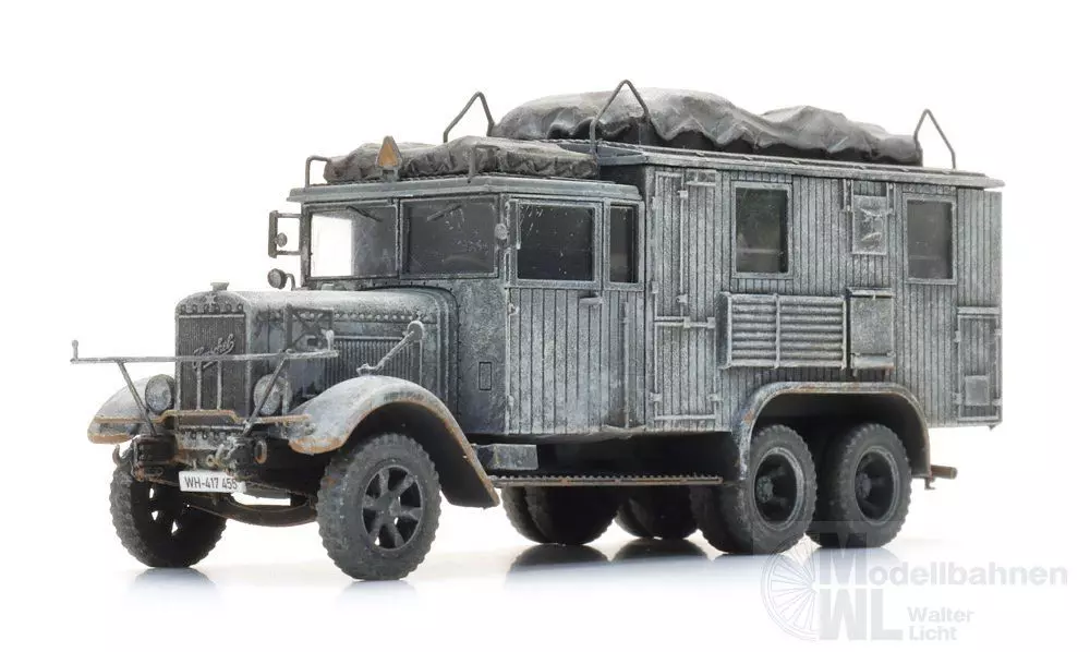 ARTITEC b.v. 6870507 - WM Henschel 33 D1 Kfz. 72 radio winter Fertigmodell H0 1:87