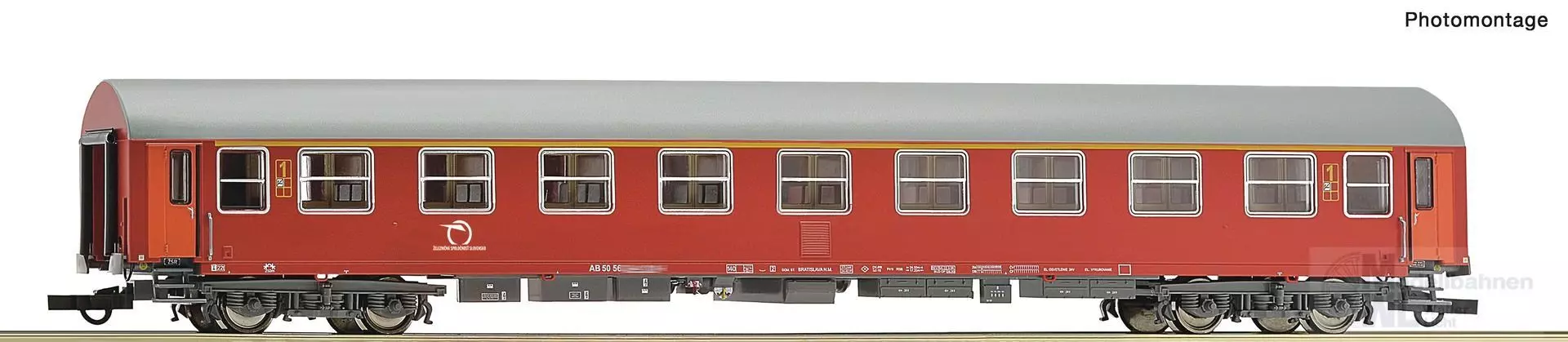 Roco 6200230 - Personenwagen ZSSK Ep.V/VI 1.Kl. rot H0/GL