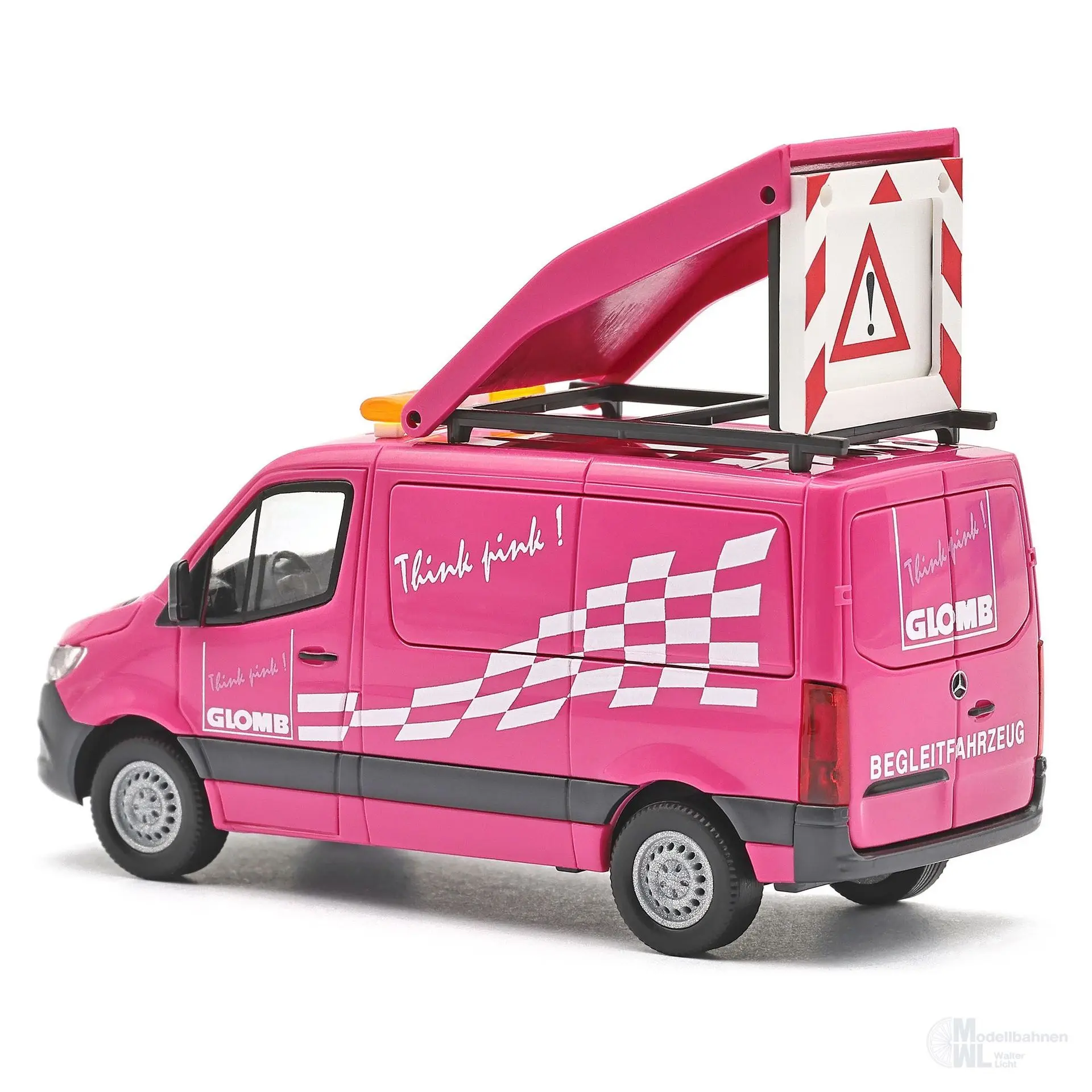 Busch 53471 - Mercedes-Benz Sprinter Glomb Begleitfahrzeug Baujahr 2018 H0 1:87