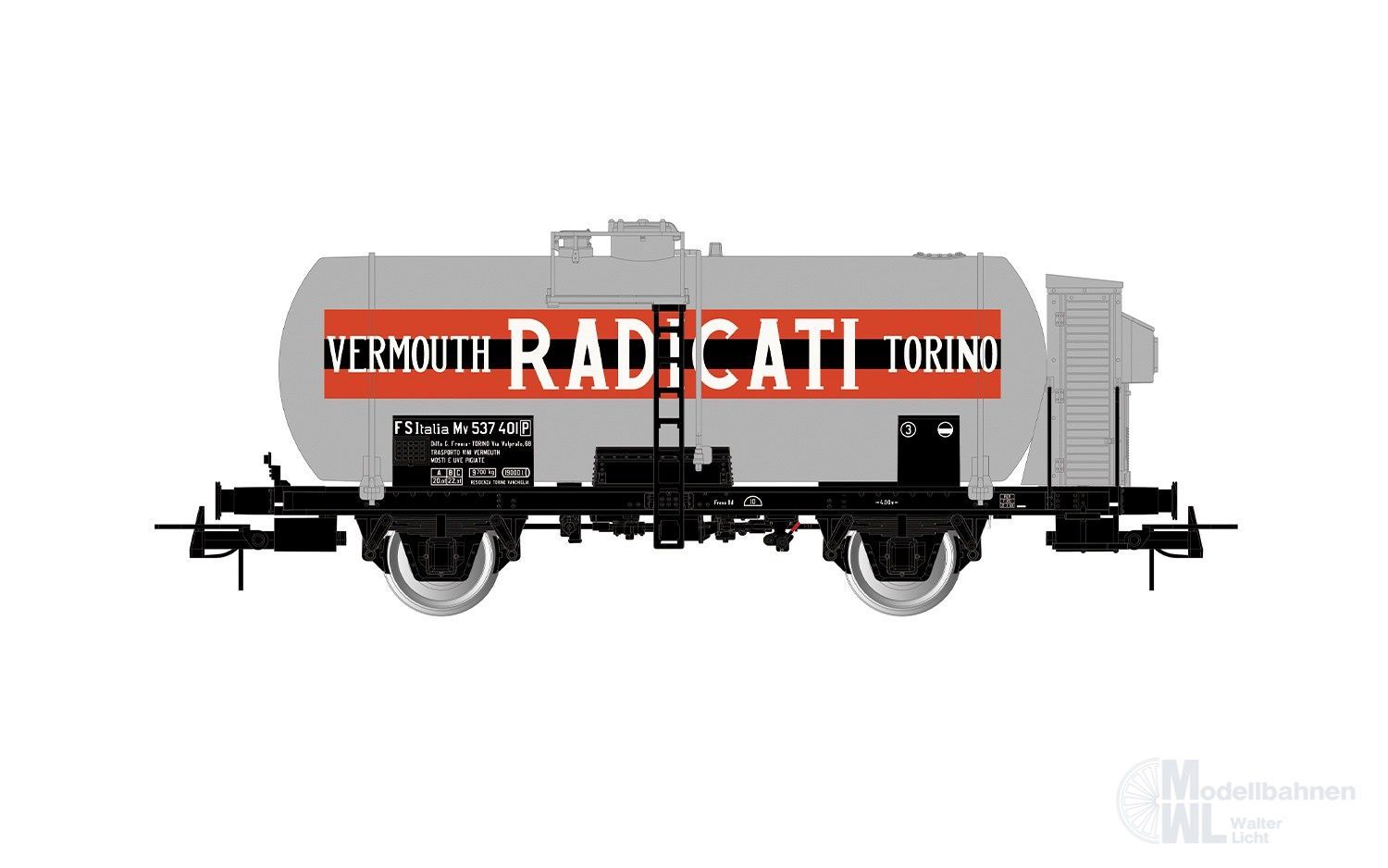 Rivarossi 6707 - Kesselwagen FS Ep.III Vermouth Radicati Torino H0/GL