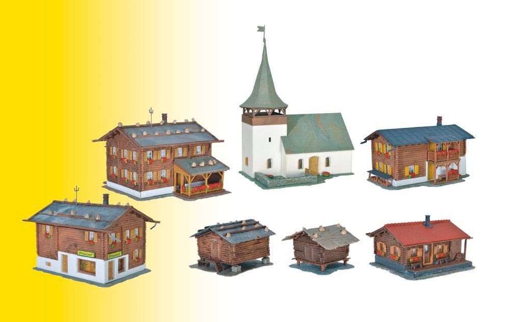 Kibri 38010 - Set Sertig-Dörfli H0 1:87