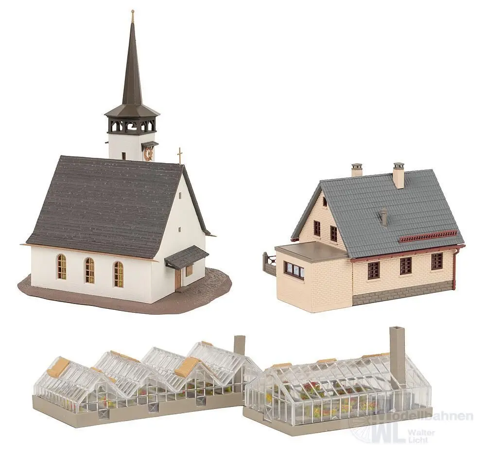 Faller 239010 - Aktions-Set Dorf N 1:160