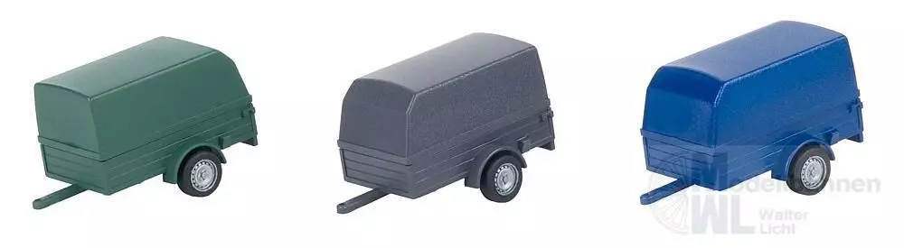 Faller 180012 - PKW-Anhänger 3 Stück H0 1:87