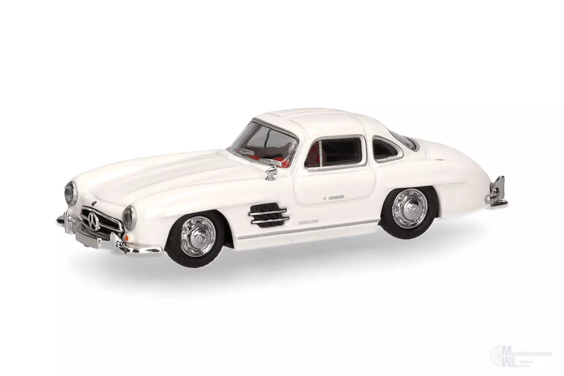 Herpa 421089-002 - Mercedes-Benz 300 SL Flügeltürer weiß H0 1:87