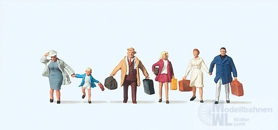 Preiser 75015 - Familie Krause verreist TT 1:120 Preiser 75015 - Familie Krause verreist TT 1:120