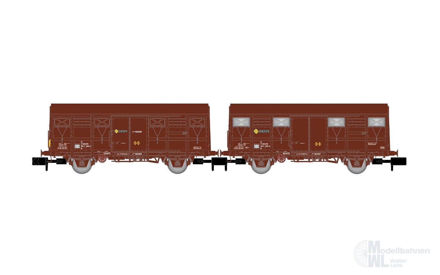 Arnold 6718 - Güterwagen Set RENFE Ep.IV 2.tlg. N 1:160