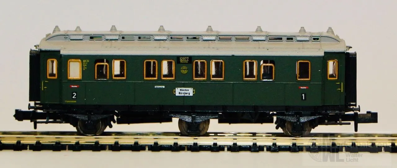 Trix 13165 - MINITRIX - Personenwagen DRG Ep.II AB3w N 1:160