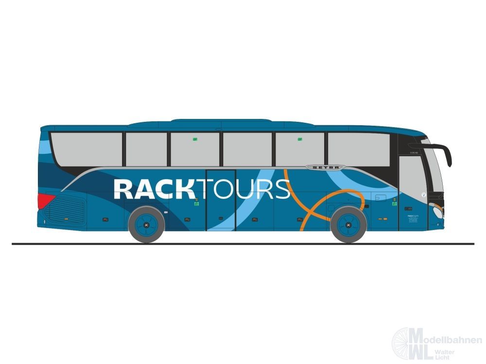 Rietze 77938 - Setra S 515 HD Rack Tours Erlensee H0 1:87