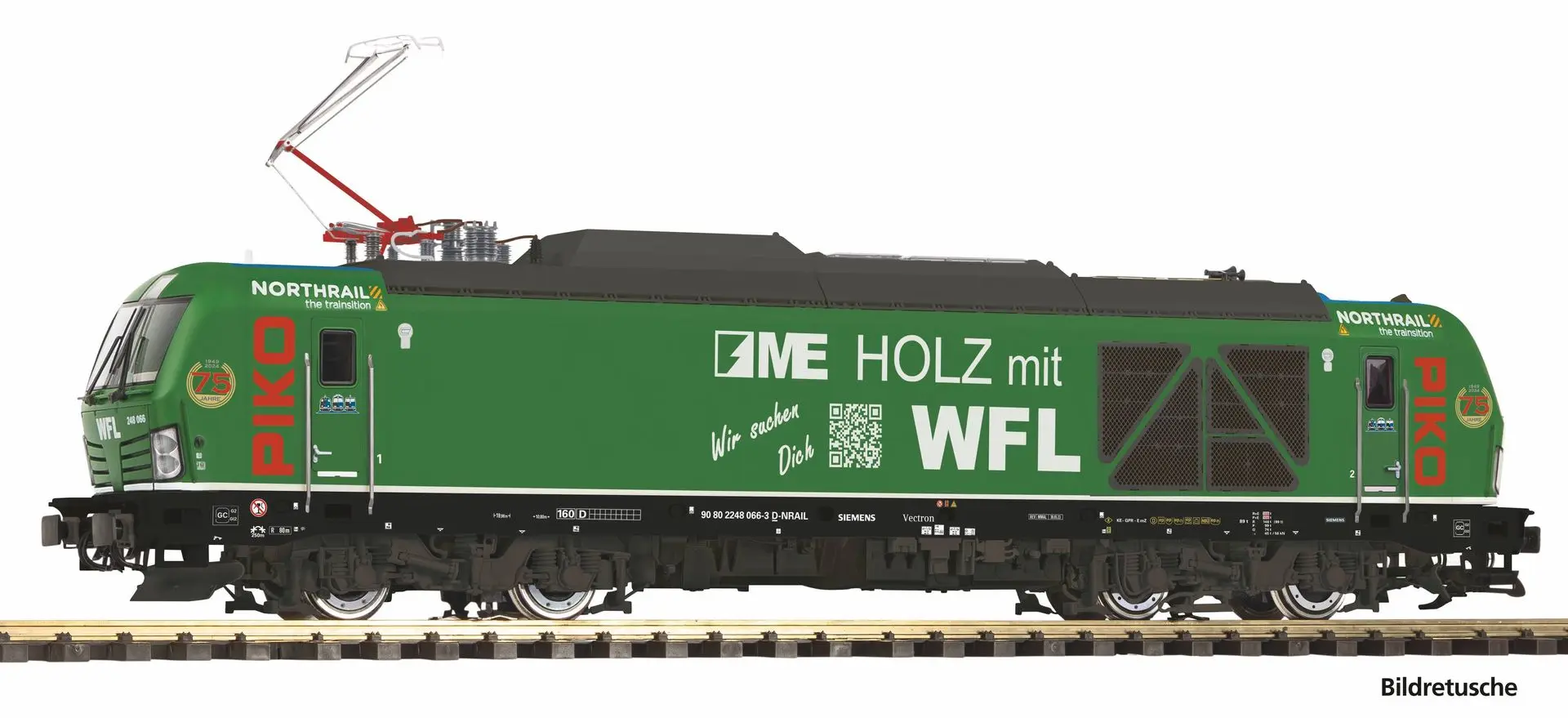 Piko 37470 - Zweikraftlok BR 248 NortRail Ep.VI WFL / PIKO Spur G 1:22,5