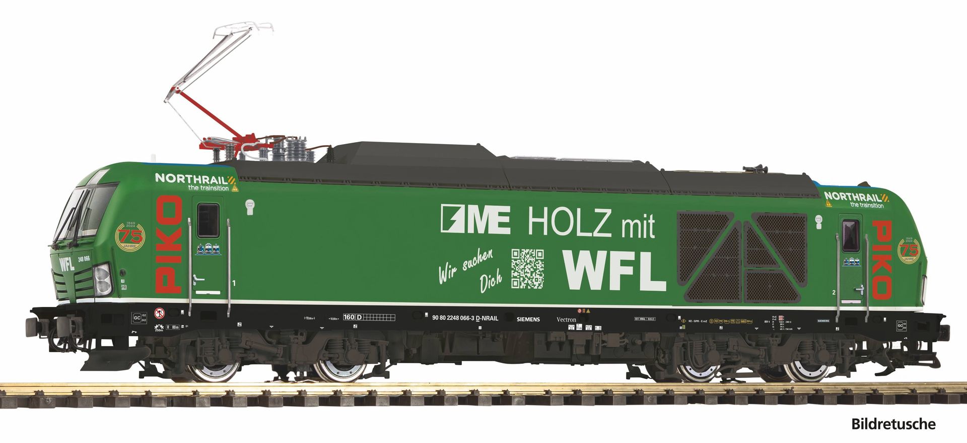 Piko 37470 - Zweikraftlok BR 248 NortRail Ep.VI WFL / PIKO Spur G 1:22,5