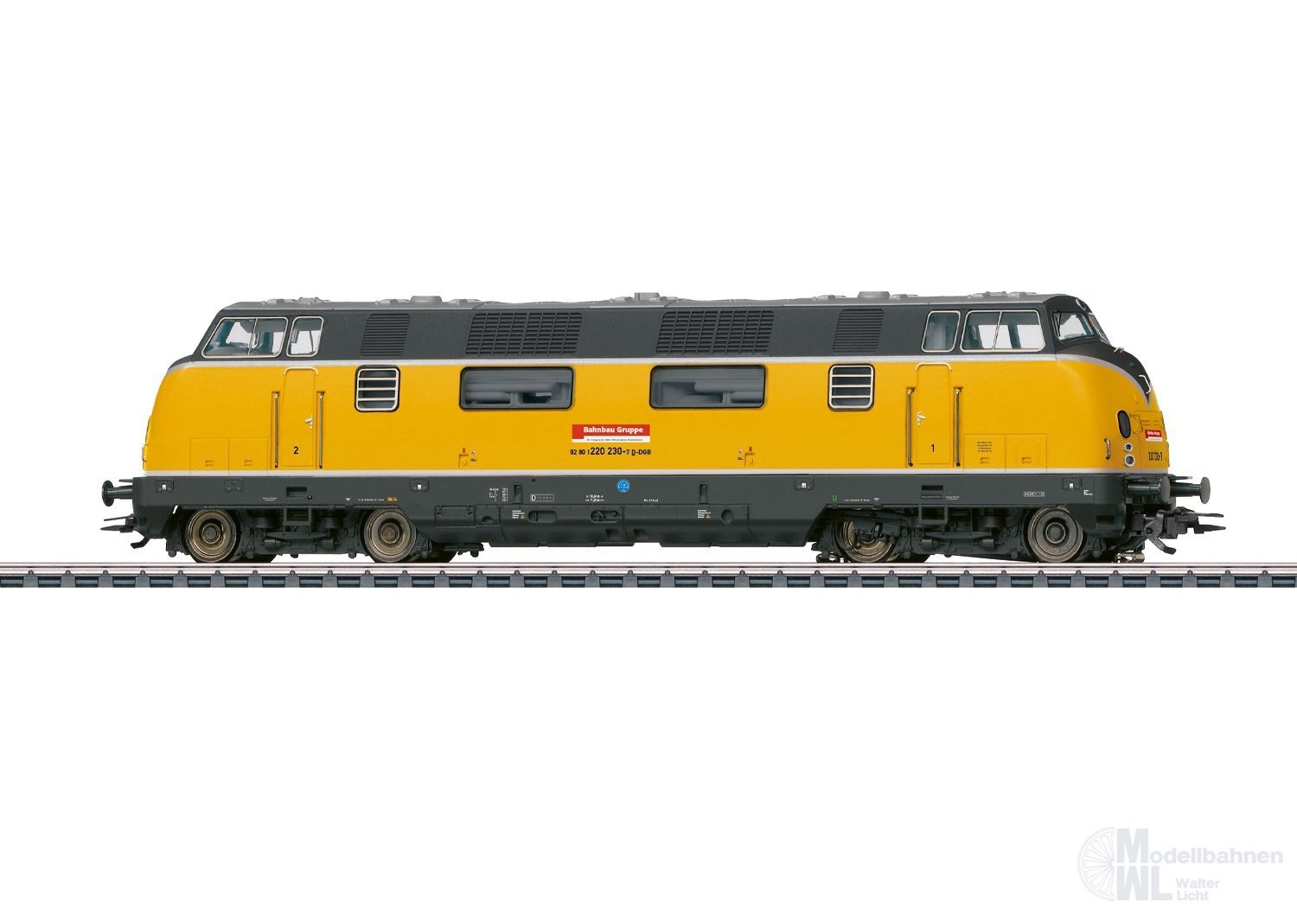 Märklin 37809 - Diesellok BR 220 DBG Ep.VI H0/WS Sound