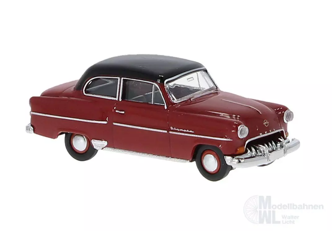 Brekina 20242 - Opel Olympia ´53 Limousine rot/schwarz H0 1:87