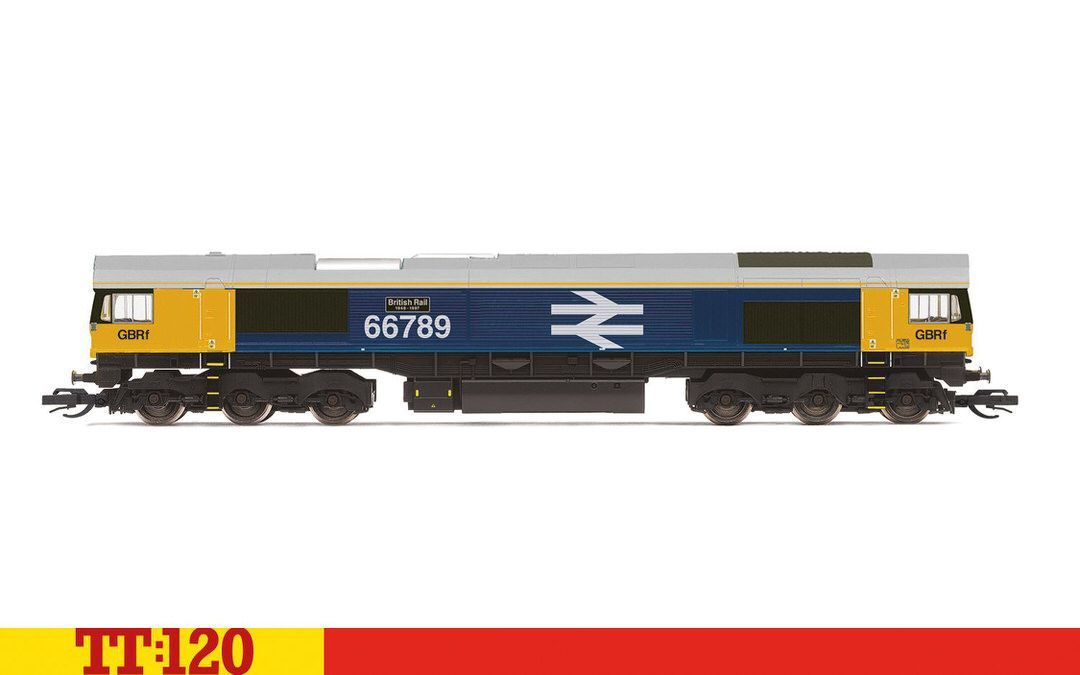 HORNBY TT TT3020M - Diesellok Claas 66 GBRf Co-Co 66789 British Rail 1948-1997 TT 1:120