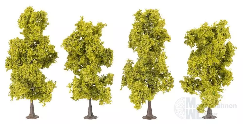 Faller 181579 - 4 Laubbäume hellgrün H0 1:87 / TT 1:120 / N 1:160