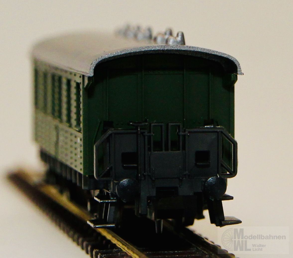 Roco 02200A - ROCO - Spantenwagen DB grün N 1:160
