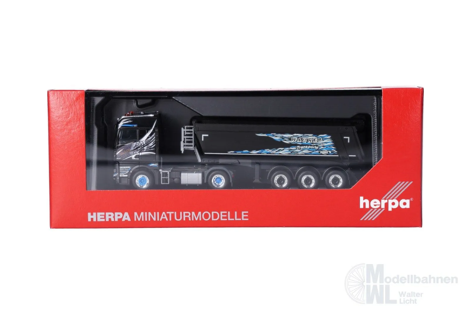 Herpa 319928 - MAN TGX GM S.KI Light Kipper Sattelzug H0 1:87