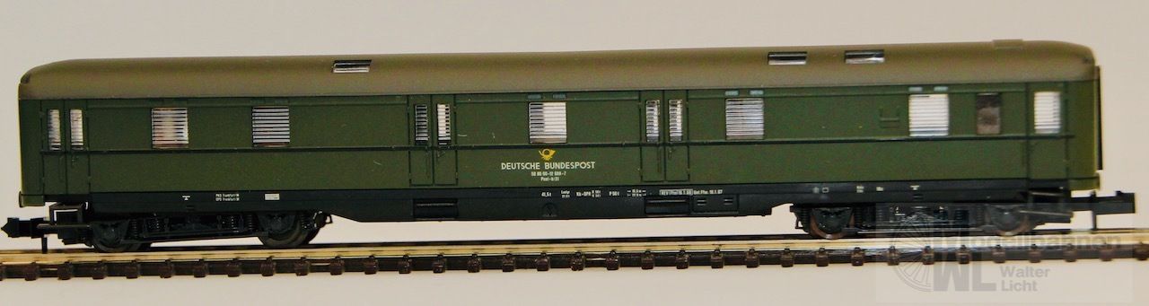 Roco 02270A - ROCO - Schürzen Bahnpostwagen DB N 1:160