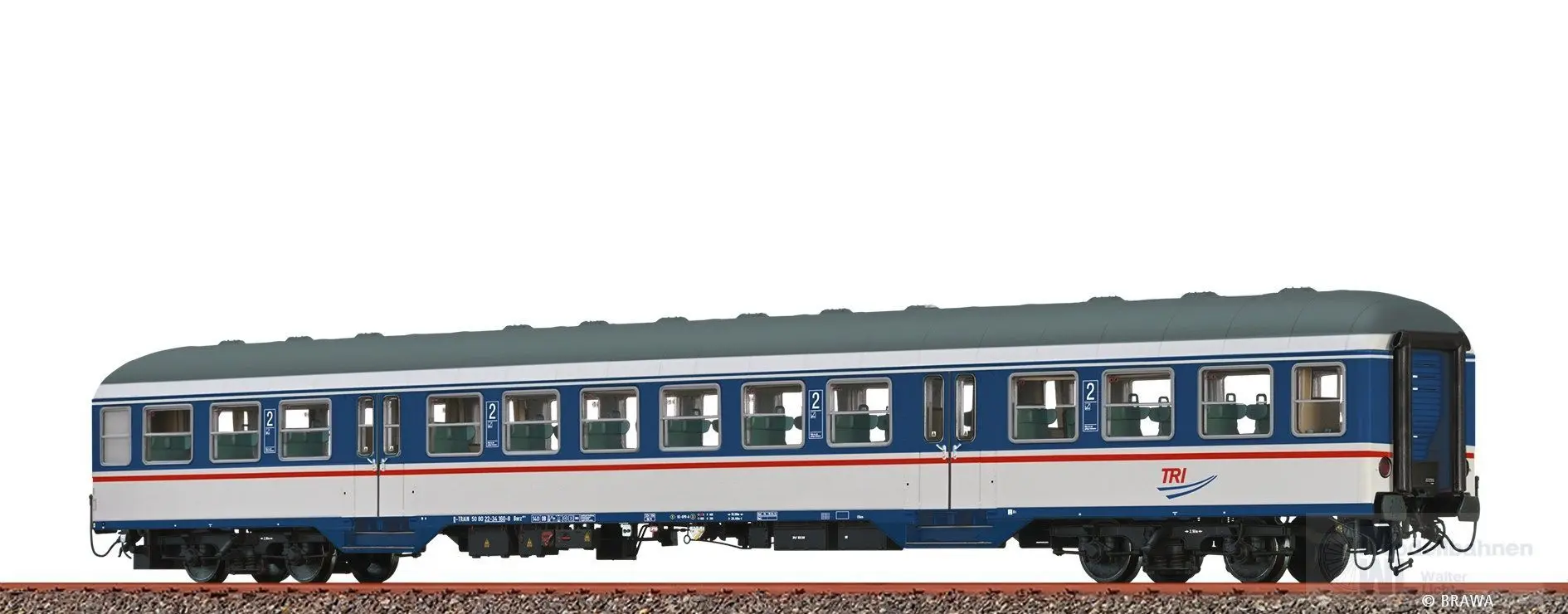 Brawa 46633 - Personenwagen TRI Ep.VI Bnrz451.1 H0/GL