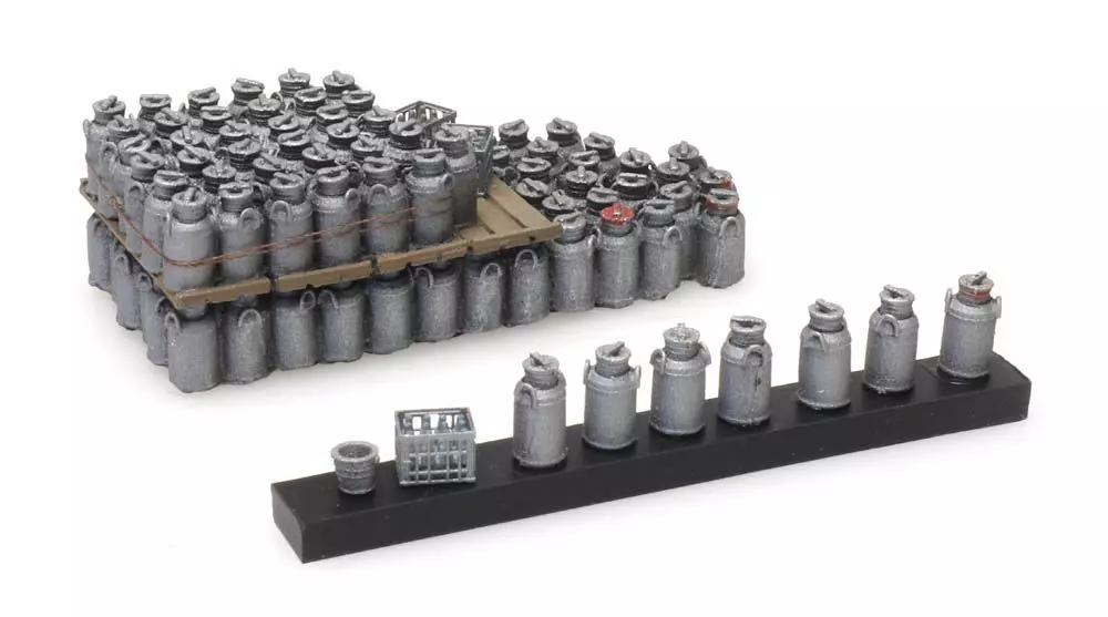 ARTITEC b.v. 487.801.80 - Ladegut: Milchkannen (52mm x 22 mm) H0 1:87