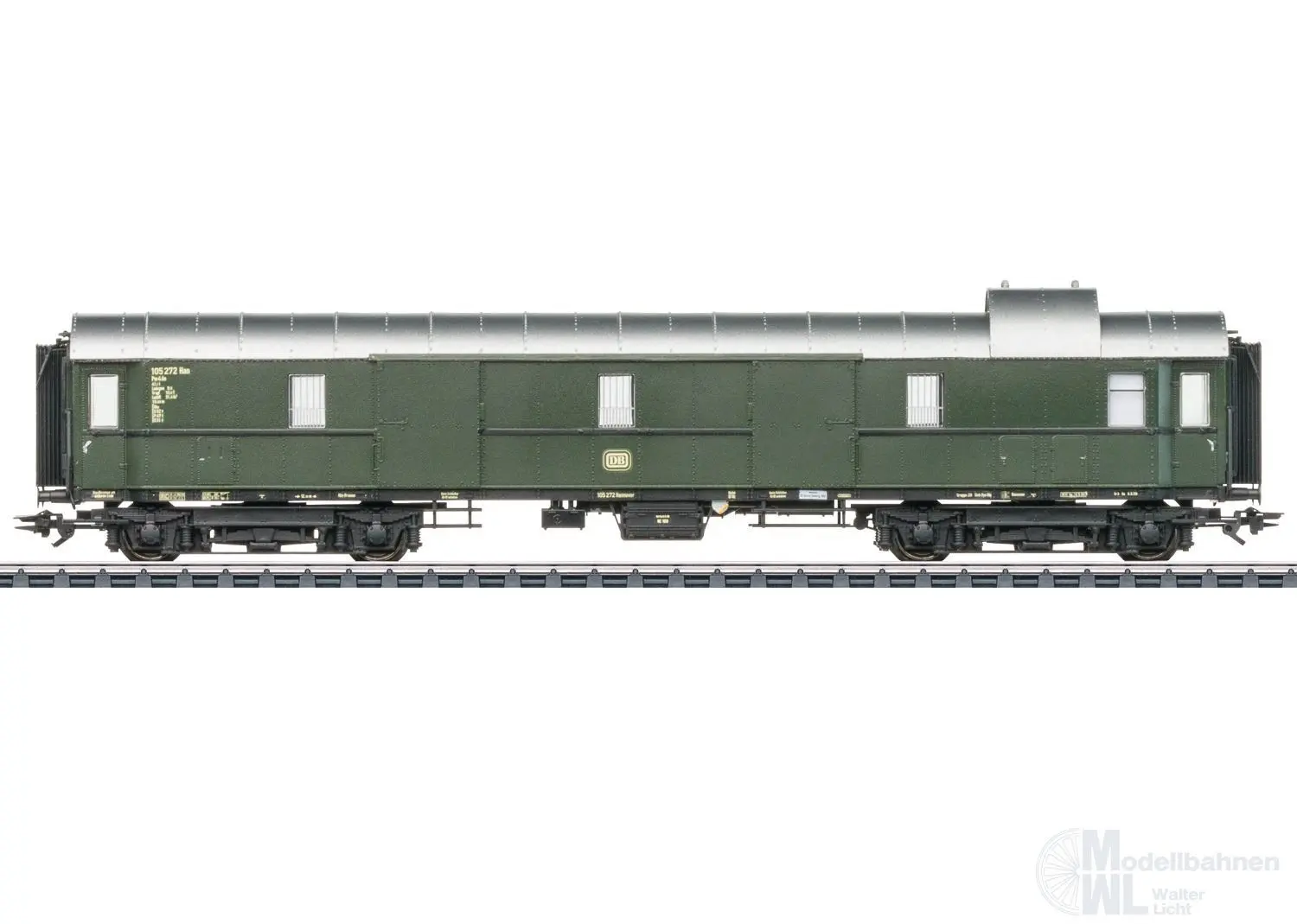 Märklin 42540 - Schnellzug-Gepäckwagen DB Ep.IIIb Pw4üe H0/WS