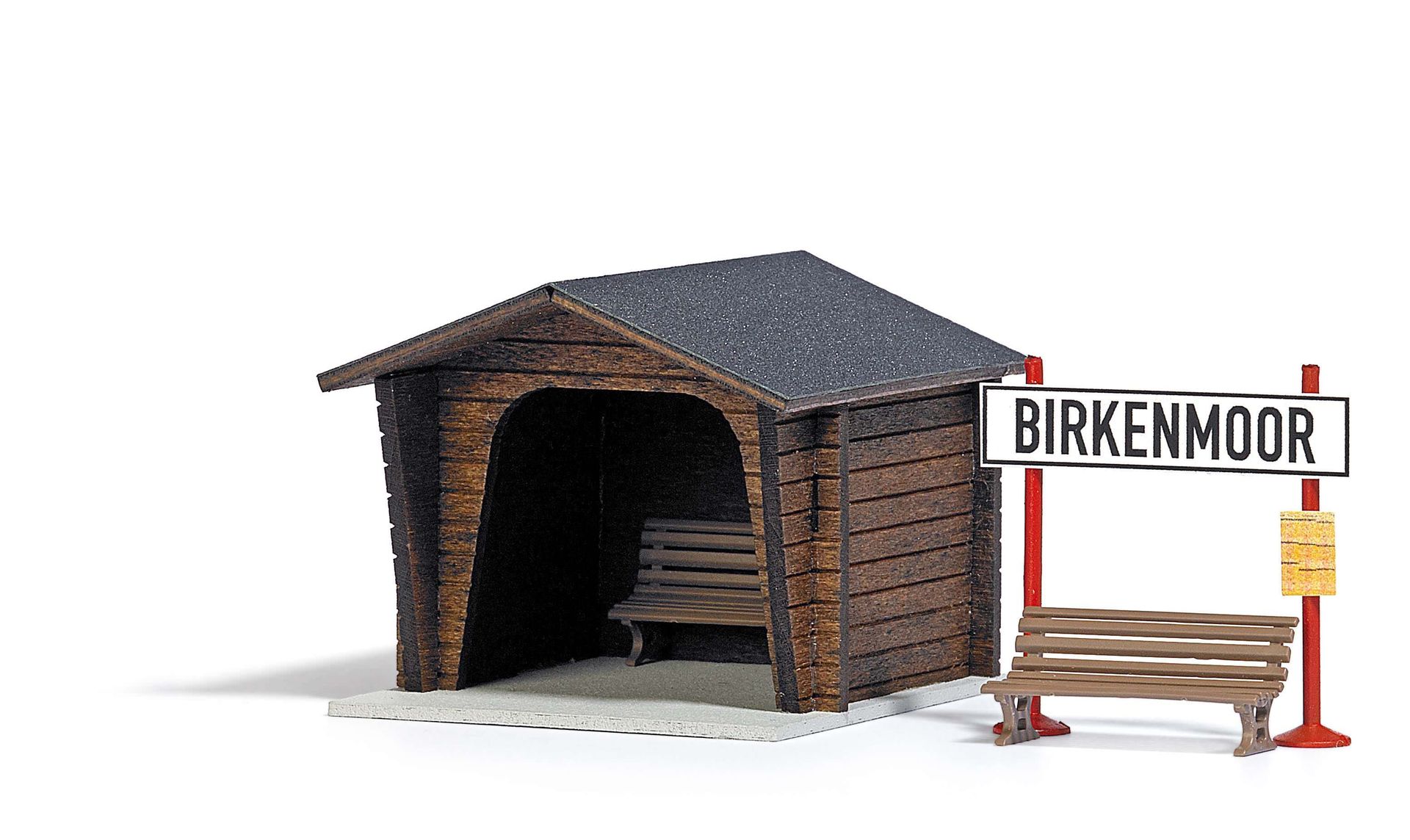 Busch 1463 - Haltepunkt Birkenmoor H0 1:87