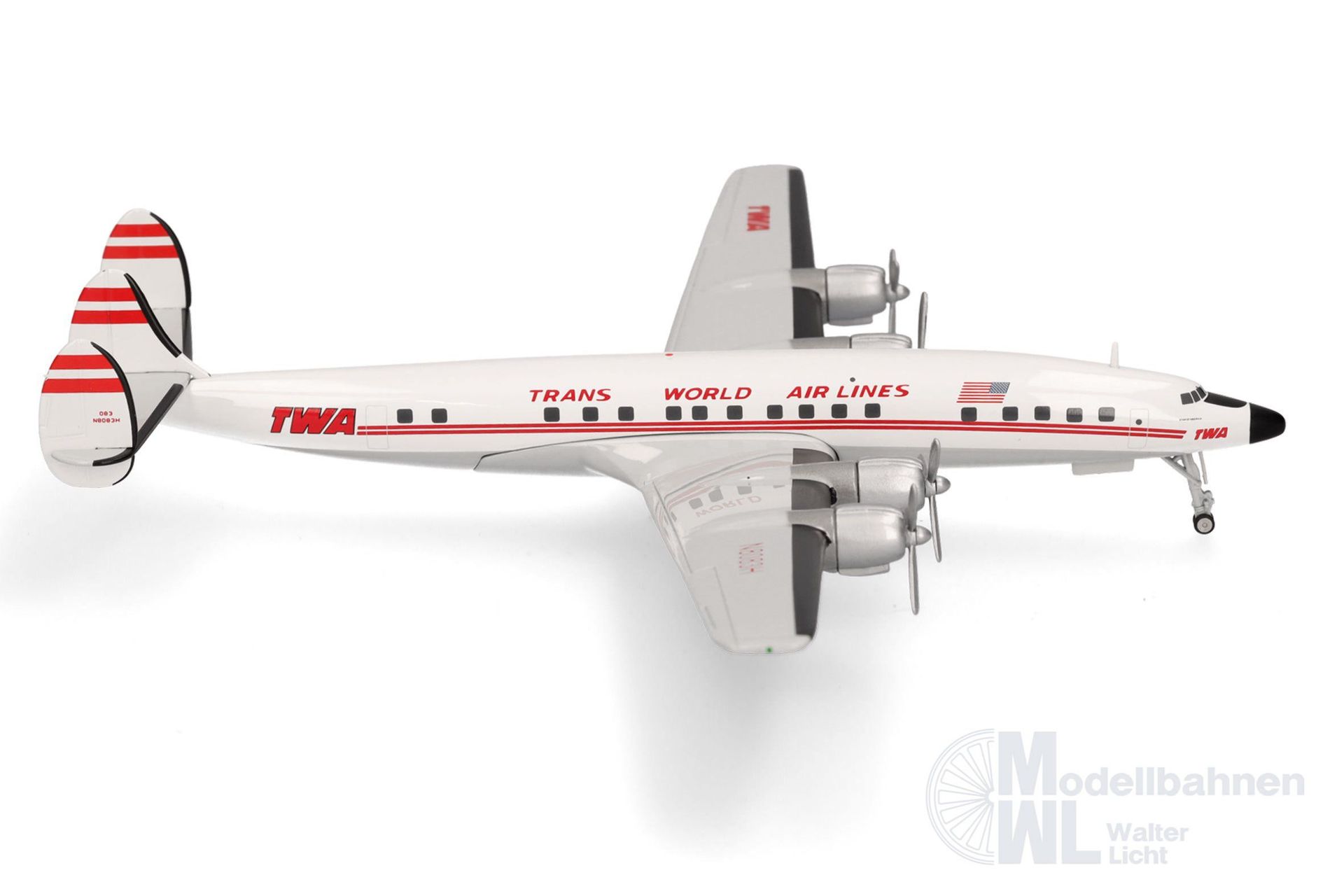 Herpa 558372-001 - Lockheed L-1649A TWA N8083H 1:200 Herpa 558372-001 - Lockheed L-1649A TWA N8083H 1:200