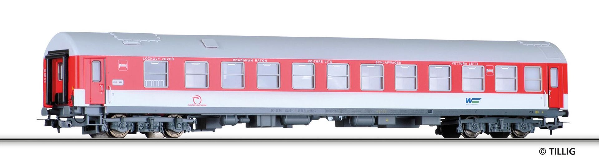 Tillig 74987 - Schlafwagen ZSSK Ep.VI 1/2.Kl. Typ Y H0/GL