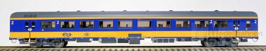 Exact Train 11025 - Personenwagen ICRm Bpmz10 gelb/blau H0/GL