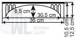Vollmer 42549 - Mauersteinbrücke gerade H0 1:87