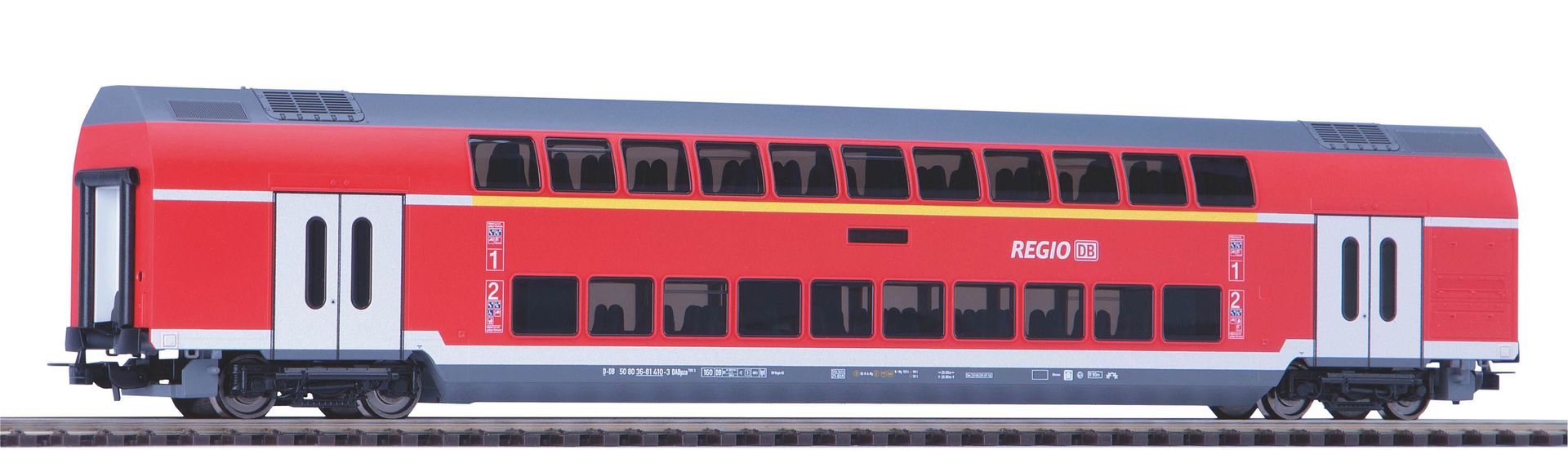 Piko 58804 - Doppelstockwagen DB Regio Ep.VI 1/2. Kl. H0/GL