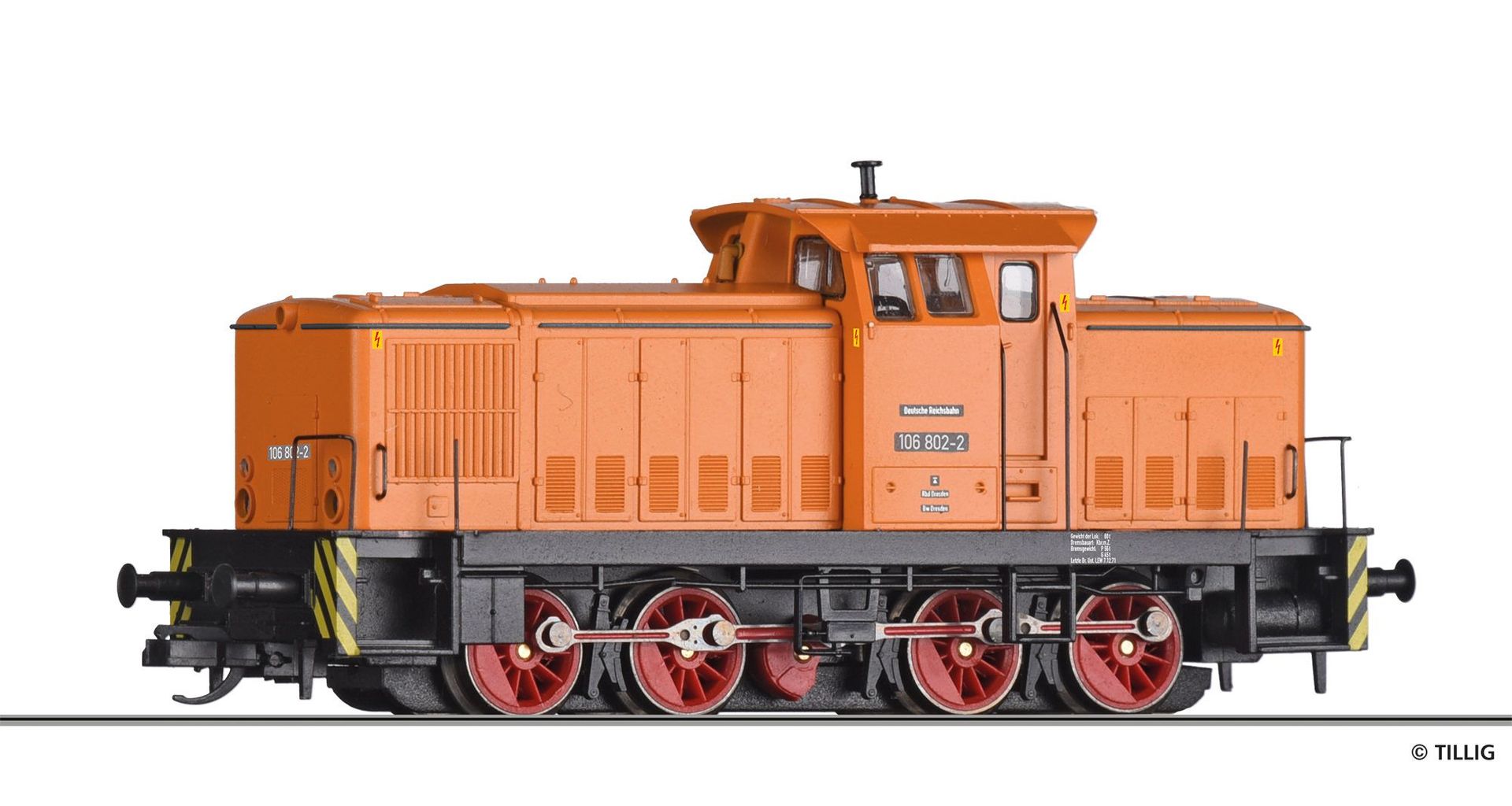 Tillig 96330 - Diesellok BR 106 DR Ep.IV TT 1:120