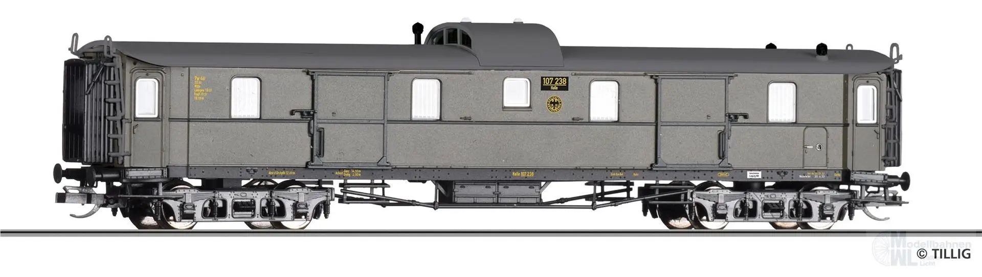 Tillig 12062 - Gepäckwagen DRG Ep.II Pw4ü TT 1:120