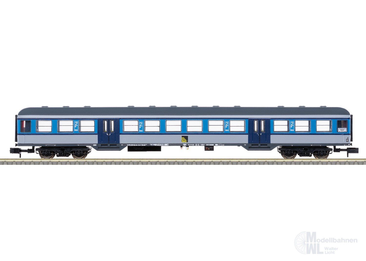 Trix 18554 - Personenwagen SCG Ep.VI 2.Kl. Bnrz 451 N 1:160