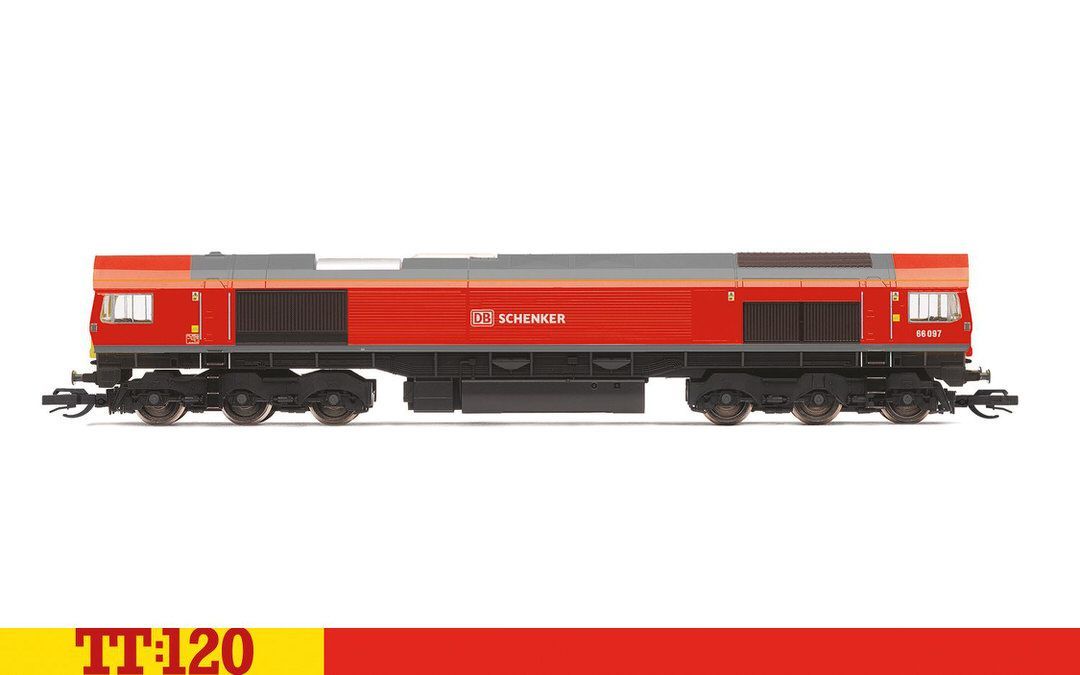 HORNBY TT TT3017M - Diesellok Class 66 DB Schenker Co-Co 66097 TT 1:120
