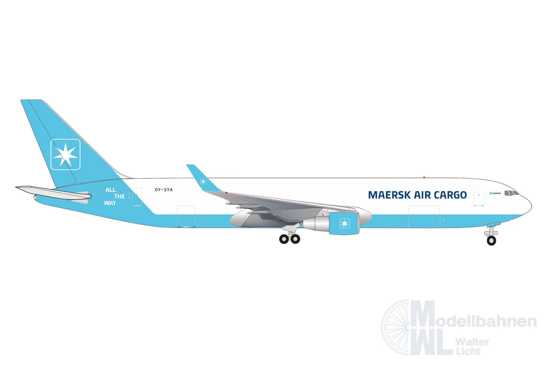 Herpa 537261 - Boeing 767-300F Maersk Air Cargo 1:500