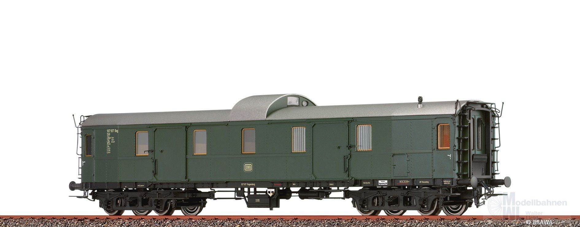Brawa 51303 - Gepäckwagen DB Ep.III Pw4ü H0/GL