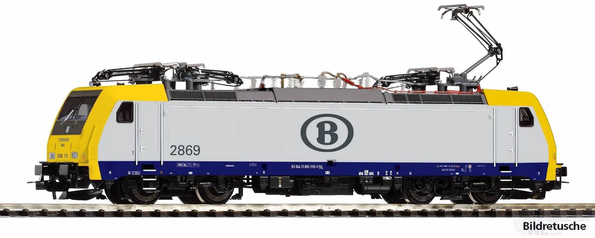 Piko 21763 - E-Lok BR 186 SNCB Ep.VI H0/WS Sound