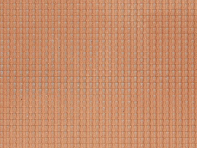 Noch 60350 - 3D-Strukturfolie Dachpfanne rot, 28 x 10 cm H0 1:87