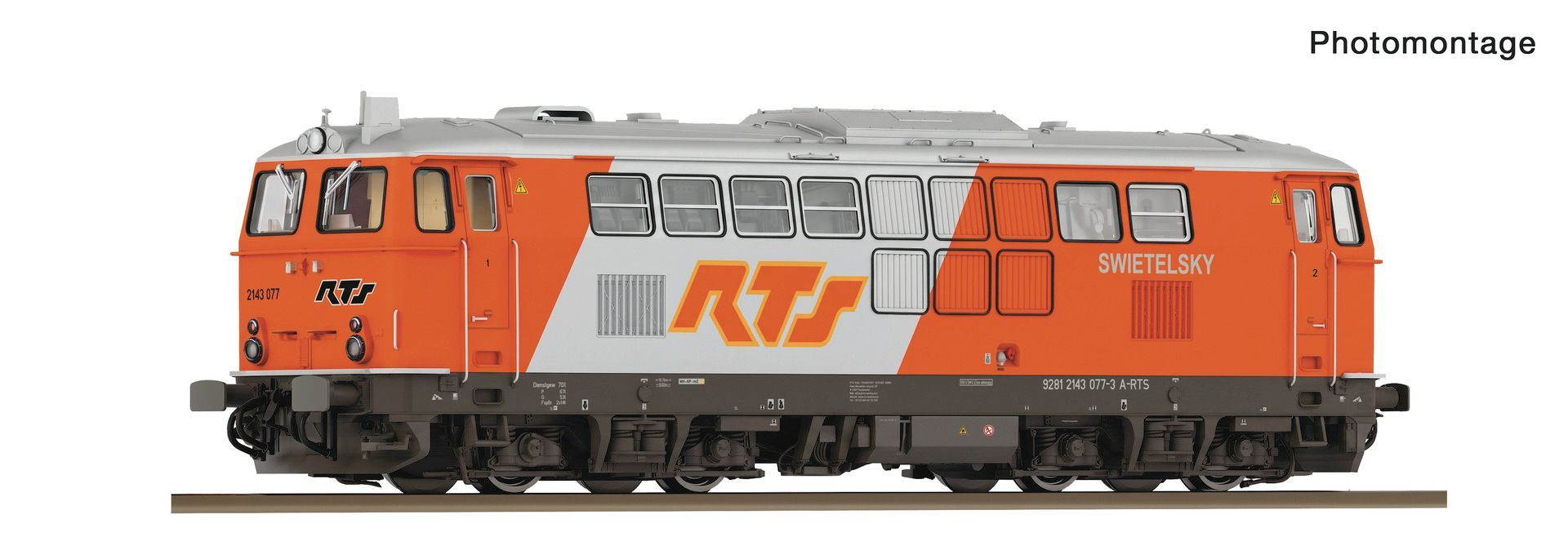 Roco 7320133 - Diesellok 2143 077-3 RTS Swietelsky Ep.VI H0/W SOUND