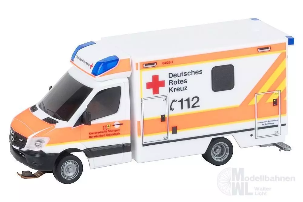 Faller 161445 - Mercedes-Benz Sprinter Rettungswagen DRK H0 1:87